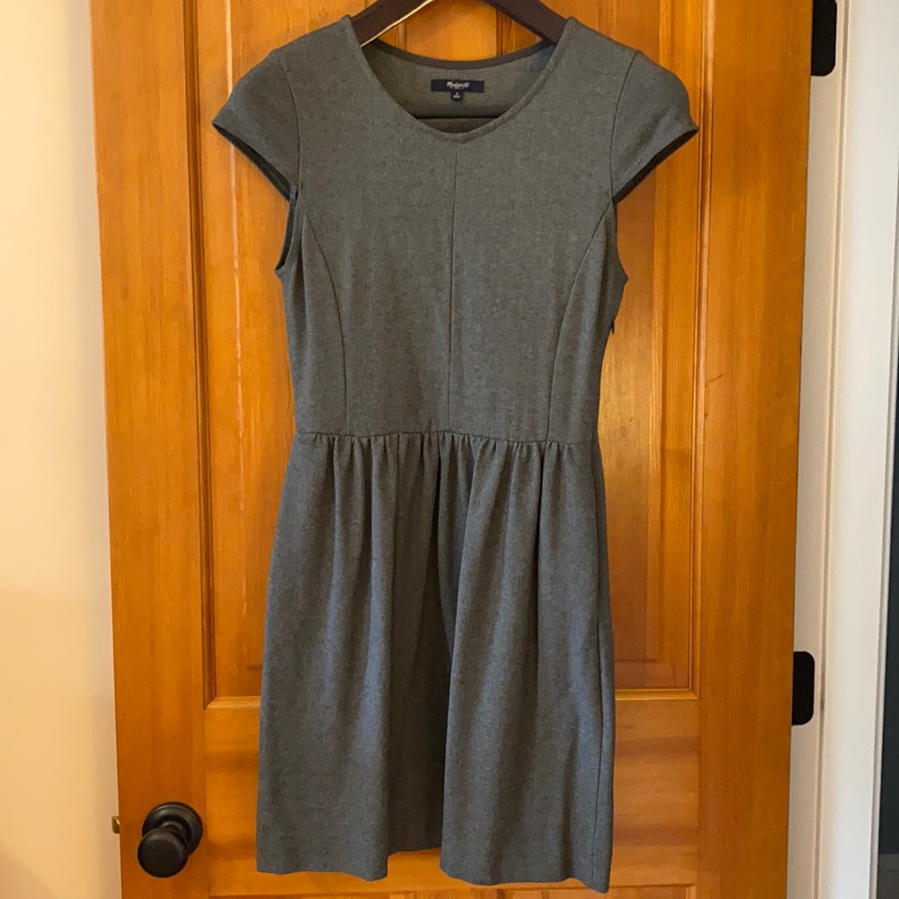 Gray Madewell dress with pockets, size S